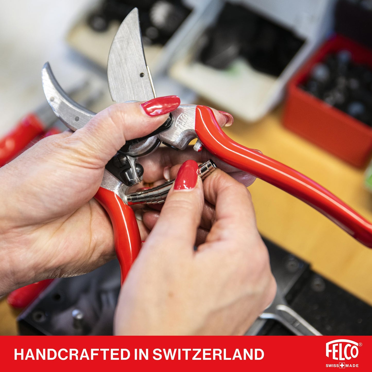 Pruning Shears – 9.25" Swiss-Made Garden Clippers for Professional Pruning | Hand Pruners for Gardening | Garden Tool Cutter with Precision Bypass Blade, Aluminum Body, Replaceable Parts